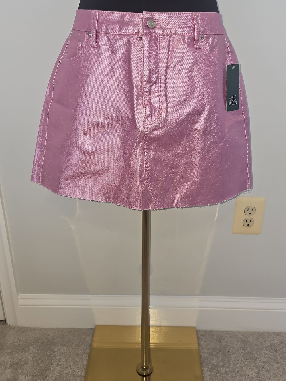 Target Metallic Pink Mini Skirt